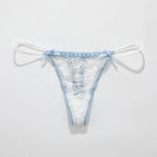 Spitzen-Schleifen-Höschen, sexy Damen-Dessous, Alltagskleidung, Homewear, einfarbige Unterwäsche für Damen, niedrige Taille, atmungsaktive Höschen, трусы женские