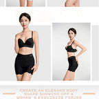 2er-Pack Nahtlose Sicherheits-Shorts Damen Eisseide Sommer Anti-Scheuer Unterwäsche Boxershorts Unterrock-Slip Übergröße Kurze Leggings 40-100kg