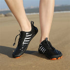 Unisex-Schnelltrocknende Wasserschuhe Herren Damen Bunte Strand-Schwimm-Surf-Wasserschuhe Paar Barfuß-Upstream-Sneaker