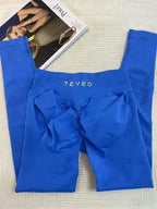 TEVEO – Atmungsaktive Fitness-Leggings für Damen, hochwertige Yoga-Hosen, hochelastische Radlerhosen