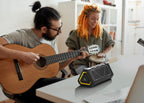 MLOVE P3 Outdoor-Bluetooth-Lautsprecher, 40W Ausgangsleistung Bluetooth 5.3 Lautsprecher, Stereo Sound IPX7 Wasserdicht, Micro SD-Karte, RGB-Licht