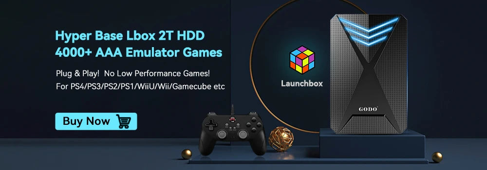 3TB Tragbare Gaming-HDD LaunchBox/Retrobat/Playnite Retro-Spielekonsole mit über 17300 AAA-/3D-/Retro-Spielen für PS4/PS3/PS2/Switch/Wii
