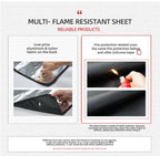 Neue Outdoor-Camping feuerfeste Matte Picknick Barbecue Isolationsmatte flammhemmend Hochtemperatur-Feuerdecke Fiberglasmatte