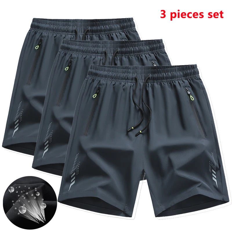 3 Stück Neue Laufshorts Herren Gym Sportshorts Schnell Trocknende Trainingsshorts Fitness Jogging Kurze Hosen Herren Sommer Boardshorts