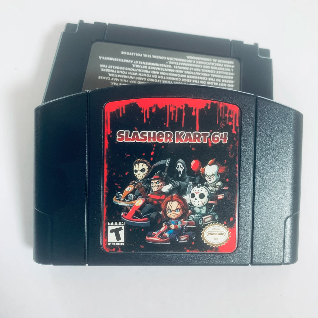N64-Spielkassette, US-Version, Slasher Kart 64, 64-Bit-Englisches Spielkassette, Sammlerstücke, Spielzeuggeschenke