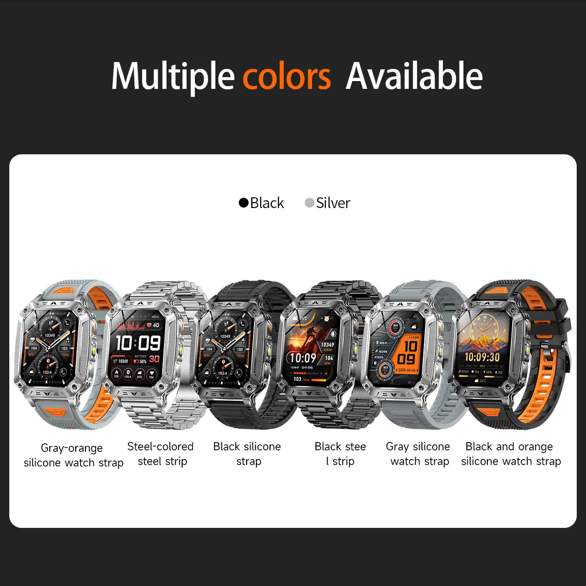2026 TANK Neue 1400mAh Militär GPS Smartwatch Herren 2.01" AMOLED-Bildschirm 10ATM Wasserdichte Uhr SOS Anruf Taschenlampe Smartwatch iOS