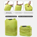 Naturehike Rolle-Aufbewahrungstasche Outdoor Reise Wandern Leicht Wasserdicht Vakuum Kompressionsspender Taschen Tragbarer Organizer