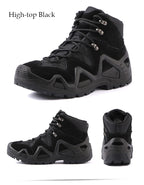 Herren Freizeit Jagd Stiefeletten Outdoor Taktische Wanderschuhe Herren Stiefel Jagd Arbeitsstiefel für Motorradschuhe Militärstiefel