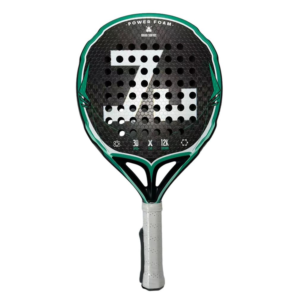 2025 Padel-Tennisschläger 12K Carbonfaser EVA Memory für Anfänger Hohe Qualität Balance Padel Schläger Runde Form Padel-Schläger