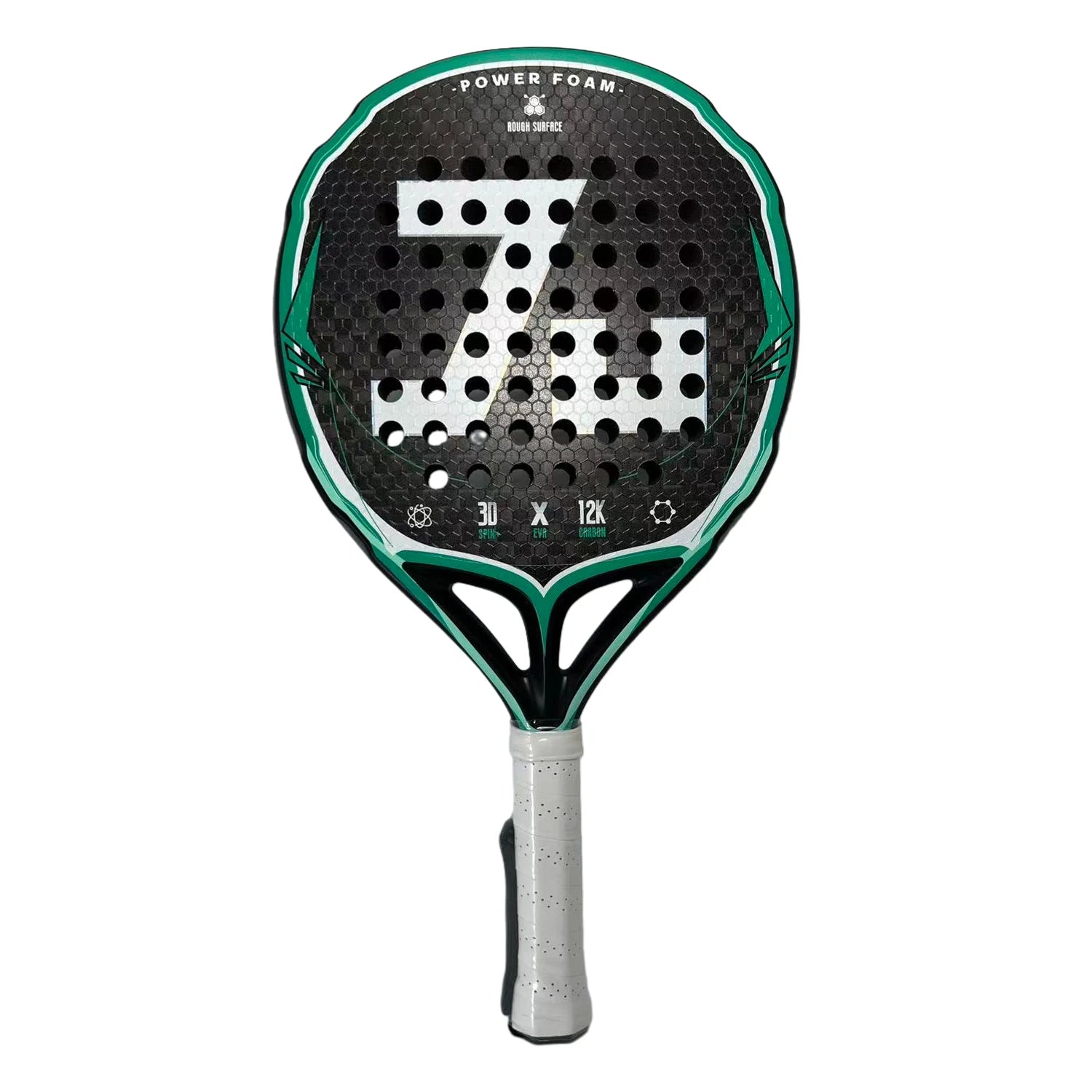 2025 Padel-Tennisschläger 12K Carbonfaser EVA Memory für Anfänger Hohe Qualität Balance Padel Schläger Runde Form Padel-Schläger