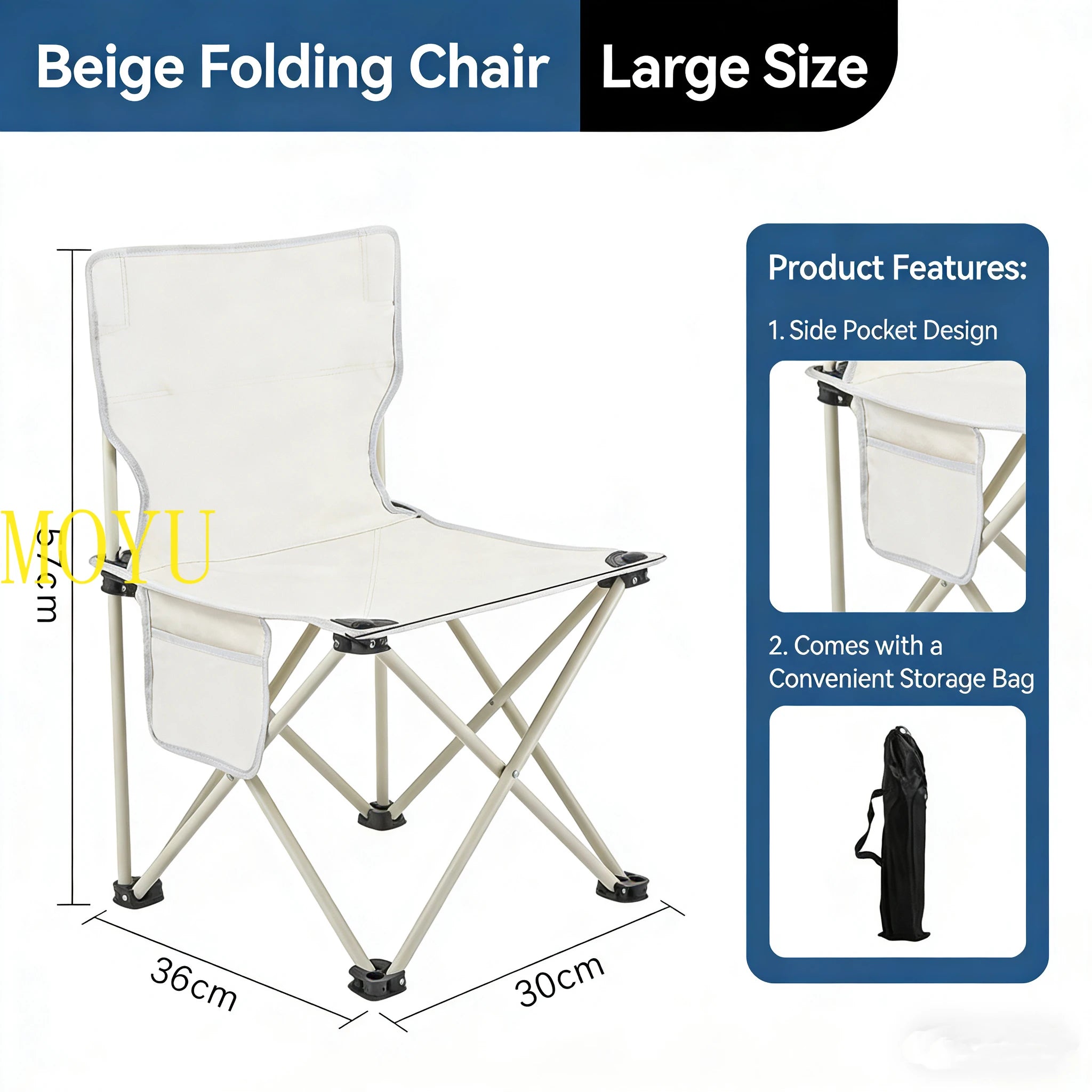 Tragbarer Angelhocker Strand Robuster Stuhl Ultraleichter Camping Picknickstuhl Klappbarer Hocker Angelbank für Outdoor