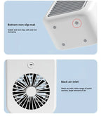 Mini USB Schreibtischventilator, tragbar, leise, kühler Klimaanlage für Schlafzimmer und Zuhause mit Befeuchtungs-Sprühfunktion, Tischventilator