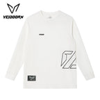 2025 Herren Quick Dry Workout T-Shirt Feuchtigkeitsableitendes Trainings-Top Gym Fitness Langarm Lauf-Basketball-Shirt Sportbekleidung