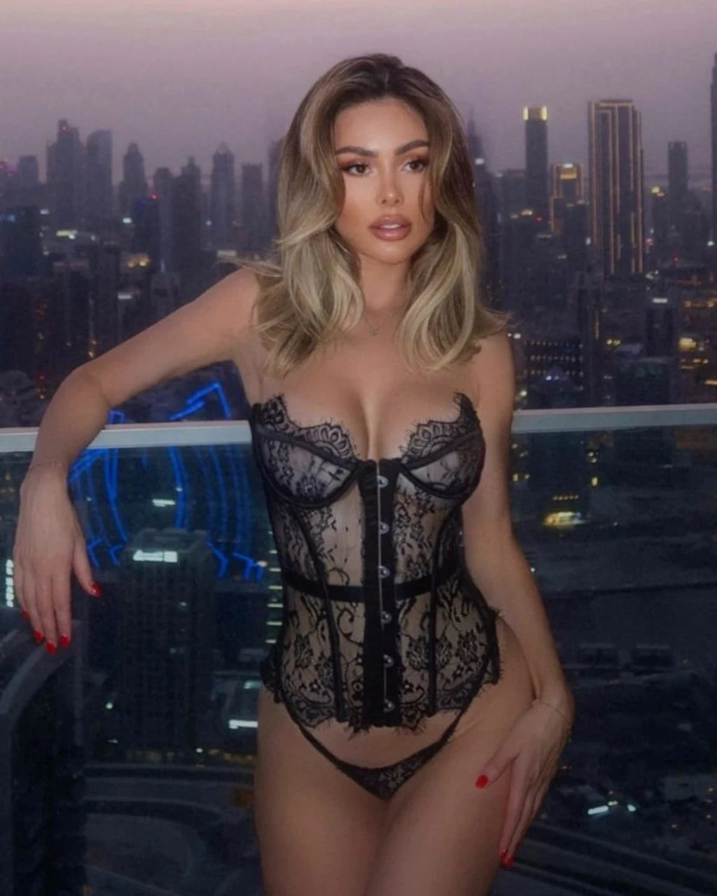 Ellolace Palace Damen Dessous Sets Weidenkorsett String 2-teiliges Set Sexy Heiß Trägerlos Spitze Ausgefallener tiefer V-Ausschnitt Damen Unterwäsche