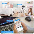 Lenovo Dual-Lens HD IP Überwachungskamera 8MP WLAN-Kamera für den Innenbereich Automatische Verfolgung Farb-Nachtsicht-CCTV Audio-Video-Überwachungskamera