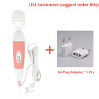 220V Power Sex Toys For Woman Magic Wand VibratorsHand Held Body Massage AV Stick Adult Products