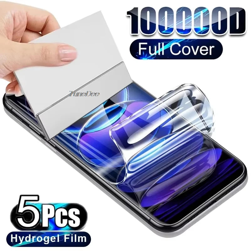 5 Stück Hydrogel-Folie für Samsung A57 A56 A55 A54 A53 A52 A37 A36 A35 A34 A33 A26 A25 A17 A16 A15 A14 A13 A07 A06 Displayschutzfolien