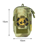 Rhino Rescue EDC Erste-Hilfe-Set IFAK Trauma mit Molle Taktischer Tasche Tourniquets Verband für Überleben