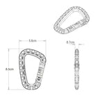 1/2/3/4/6pcs Taktischer Karabiner Karabinerhaken Karabiner Clip Kunststoff Kadett Wandern Camping