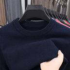2025 Neuer Herren-Freizeitpullover Rundhals Langarm Strickpullover Rautenmuster Mode Vielseitiges Oberteil 2029