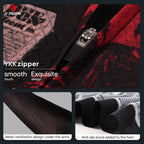 X-TIGER GALE SERIES Herren Radtrikot Kurzarm Slim Fit Rock Punk Style Atmungsaktives Trikot für Mountainbike und Rennrad