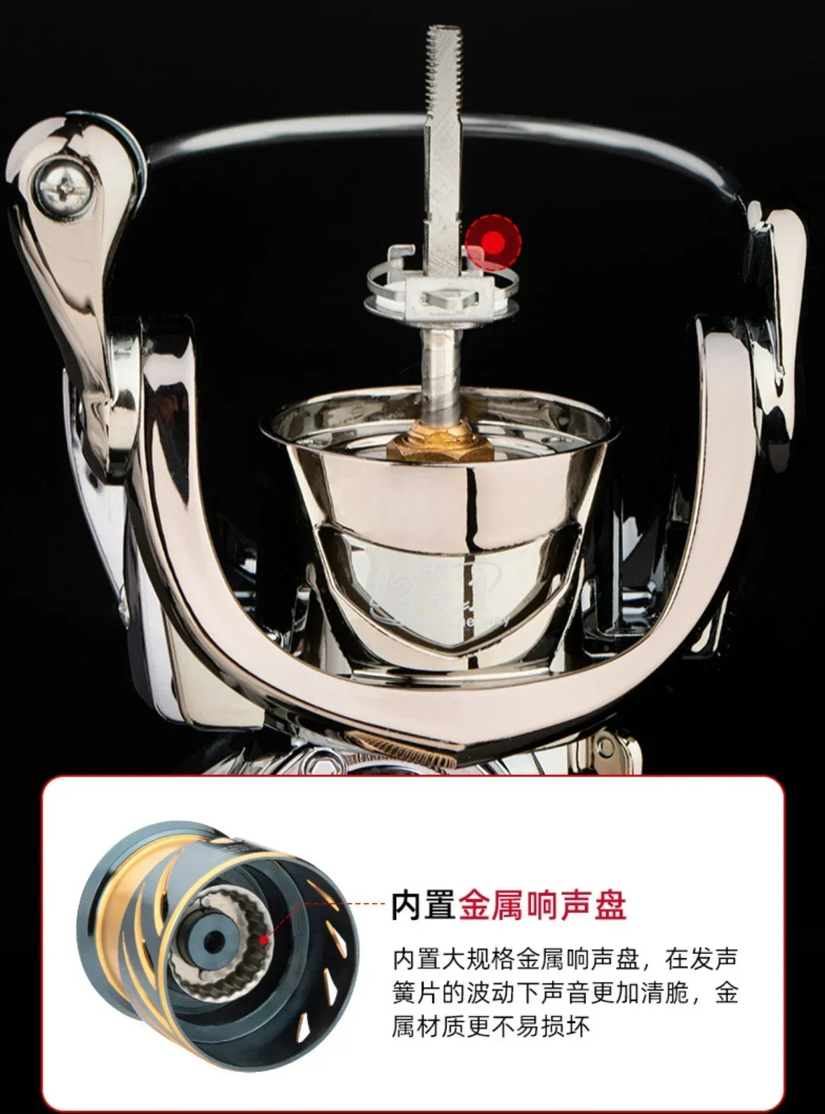 Okuma Ganzmetall-Angelrolle mit flacher Spule 15 kg Korrosionsschutz Salzwasser Spinnrolle 1000-5000