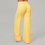 Damen gerade Yoga-Leggings weicher, dehnbarer Stoff Damen-Yogahosen GYM Schweißableitende Eigenschaften Lauf-Sport-Hosen