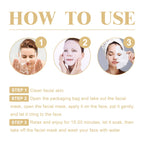 10 Stk. Kollagen Anti-Falten Gesichtsmaske Anti-Aging Mildert feine Linien Strafft die Haut Feuchtigkeitsspendend Aufhellend Hautpflege Koreanische Kosmetik