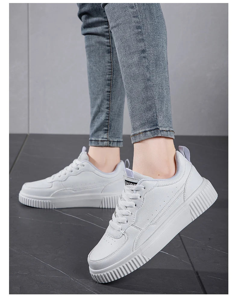 Mode Frauen Freizeitschuhe Atmungsaktive Walkingschuhe Flache Schuhe Sneaker Weiß Damen-Schuhe Sport Laufen Outdoor Walking Für Herren
