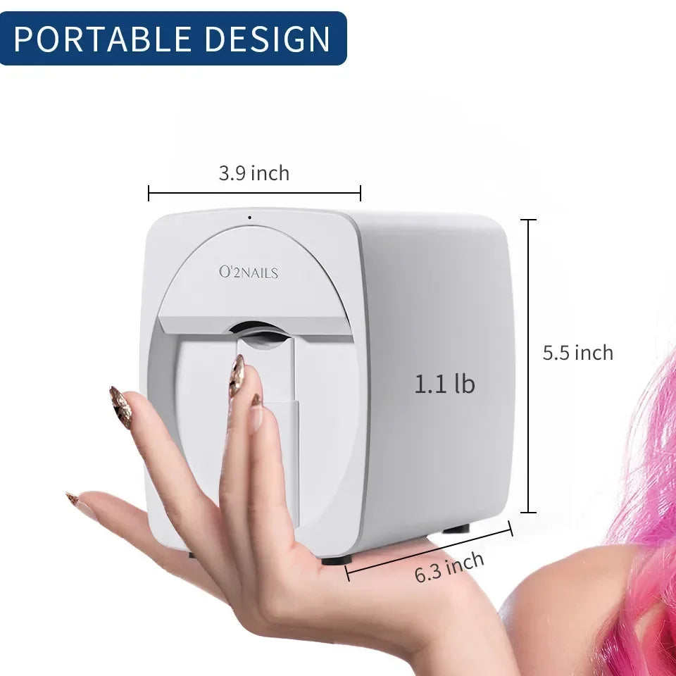 Smarter 3D Mobiler Nageldrucker M1 Muster Digitaler Nagelkunst-Drucker DIY Tragbares H1 Nagelkunst-Gerät Vom Telefon
