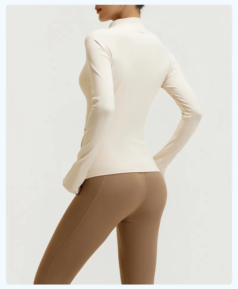 Yoga Set 3-teilig, Gym Kleidung, Sportbekleidung, Yoga Anzüge für Damen, Langarm Crop Top, Fitness Set, Trainingsanzüge, Sport-BH, Gym Leggings