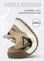 Sicherheitsschuhe Herren S3 mit Stahlkappenstiefel, EU Standard Kevlar Arbeitsschuhe Herren Leichtgewicht, CN39-46 Schutzarbeitsschuhe Damen