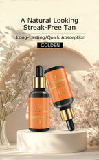 WK JALY Medium Selbstbräunertropfen, Natürlicher Glanz, Sonnenbräunungstropfen, Bräunung ohne Sonne für Gesicht, Körper, zur individuellen Bräune der Hautpflege hinzufügen