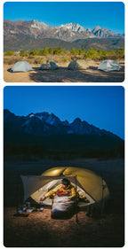 Naturehike Mongar UL 2 Zelt 2 Personen Trekkingzelt 20D Ultraleichtes Reisezelt Wasserdichtes Wanderzelt Überlebenszelt Outdoor Camping Zelt