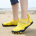 Herren Damen Wasserschuhe Schnell Trocknend Rutschfest Fünf-Finger-Schuhe Outdoor-Watschuhe Schwimmschuhe Barfuß Aquaschuhe Leichte Sneakers