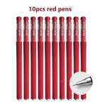 Gelstifte Set 0,5 mm Schwarz Blau Rot Nachfüllung Gelstift Rundspitze Schul- & Bürobedarf Schreibwaren Kawaii Zubehör Schreibwaren