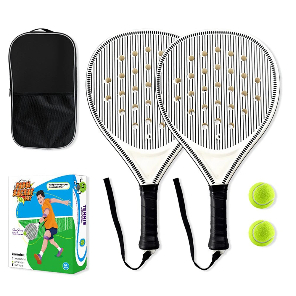 Neueste Tennisschläger 2026 | Padelschläger, aus ultraleichtem Kohlefasermaterial, mit starker Elastizität und guter Qualität