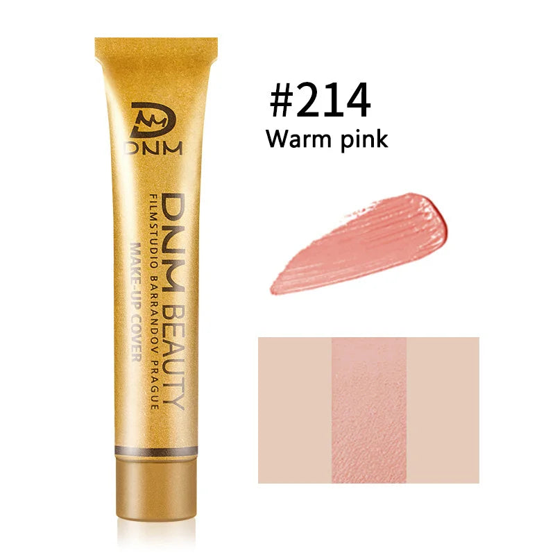 Full Skin Concealer Foundation Cream Professionelle Gesichts-Makel-Abdeckung, Augenringe, Tattoo-Kontur-Make-up, Flüssig-Concealer-Kosmetik