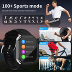 LIGE 2026 Neue KI-Gesundheitsdiagnose Smartwatch Blutfett Harnsäure Bluetooth-Anruf Blutdruck Gesundheits-Smartwatch Herren Damen