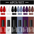 LILYCUTE Nagelgel-Politur-Set, Rosa Grün, Frühling, DIY-Nagelkunst-Design, lang anhaltend, Soak Off UV Gel, Maniküre, Malgel, Vernis-Kit