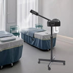 Tragbarer ästhetischer, höhenverstellbarer Gesichtsbedampfer mit LCD-Bildschirm und Rollen, geeignet für Schönheitssalons und zu Hause