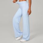 Damen gerade Yoga-Leggings weicher, dehnbarer Stoff Damen-Yogahosen GYM Schweißableitende Eigenschaften Lauf-Sport-Hosen