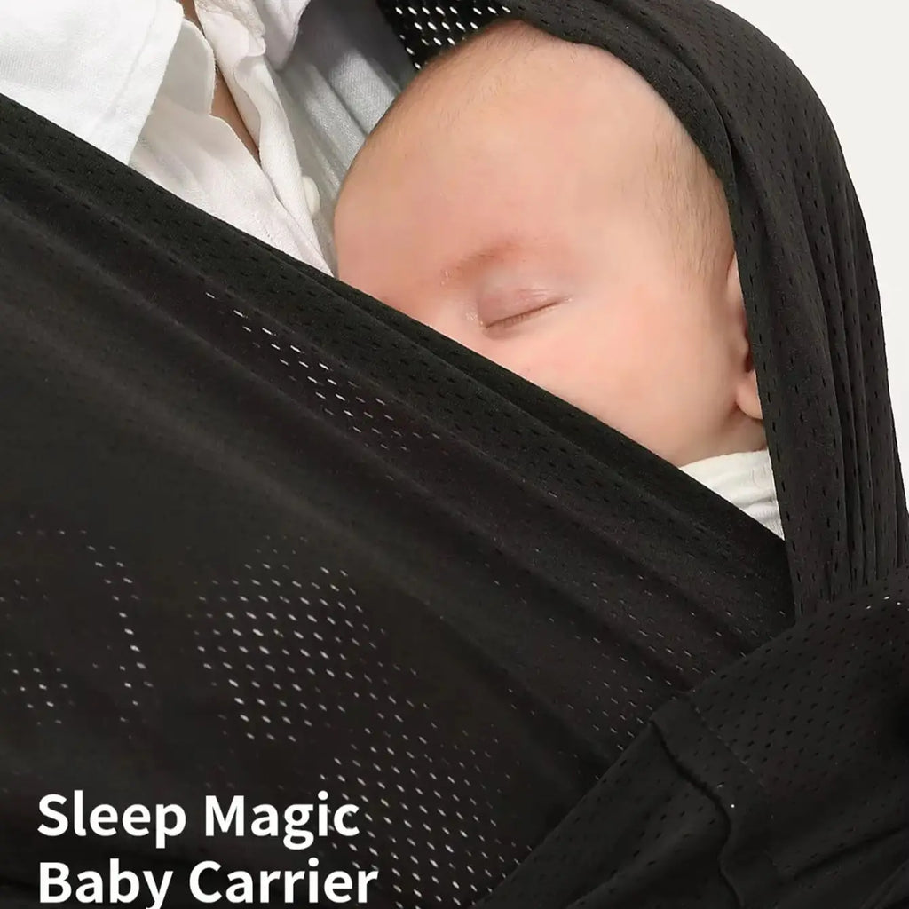 Adjustable Newborn Baby Sling Soft Breathable Air Mesh Carrier Infant Wrap Hipseat Gridding Cloth Wrap for Comfortable Wearing