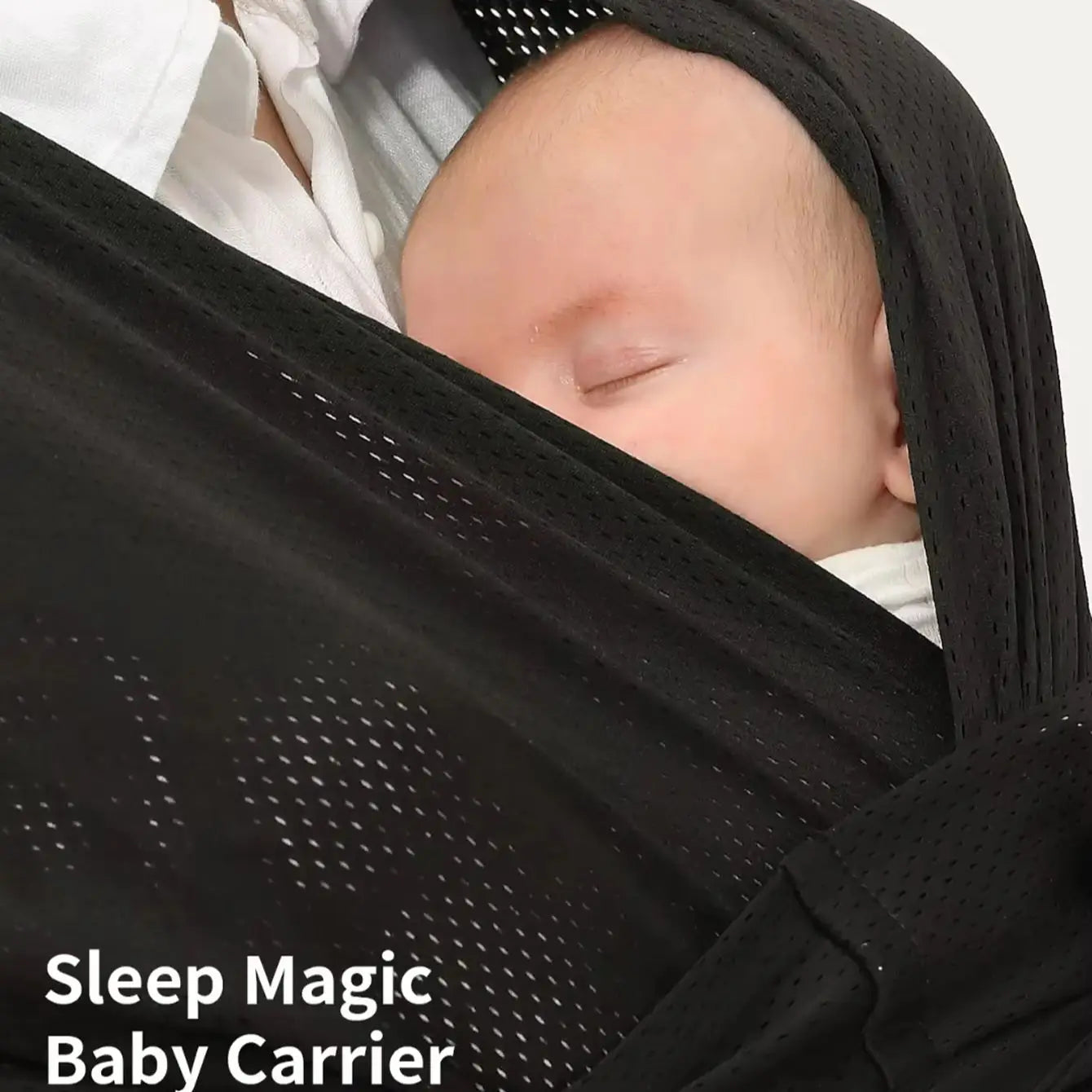 Adjustable Newborn Baby Sling Soft Breathable Air Mesh Carrier Infant Wrap Hipseat Gridding Cloth Wrap for Comfortable Wearing