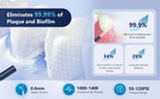 Sejoy Elektrische Wasserflosser Munddusche Wiederaufladbar Tragbar Dental 5 Modi Wassertank Zähne 300ML Wasserdichter Reiniger