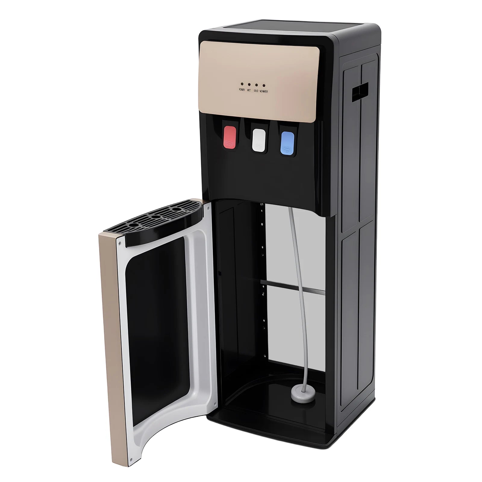 Elektrischer Warm- und Kaltwasserspender, vielseitiger stehender Wasserspender mit unterer Beladung für Zuhause und Büro, 110V US/220V EU