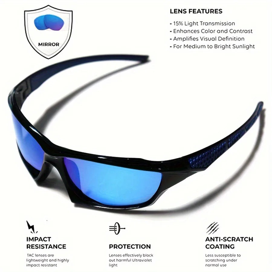 Fashion-Sportsonnenbrille polarisiert UV-Schutz personalisierte Brille runder Rahmen Metall Herren- und Damen-UV400-Brille