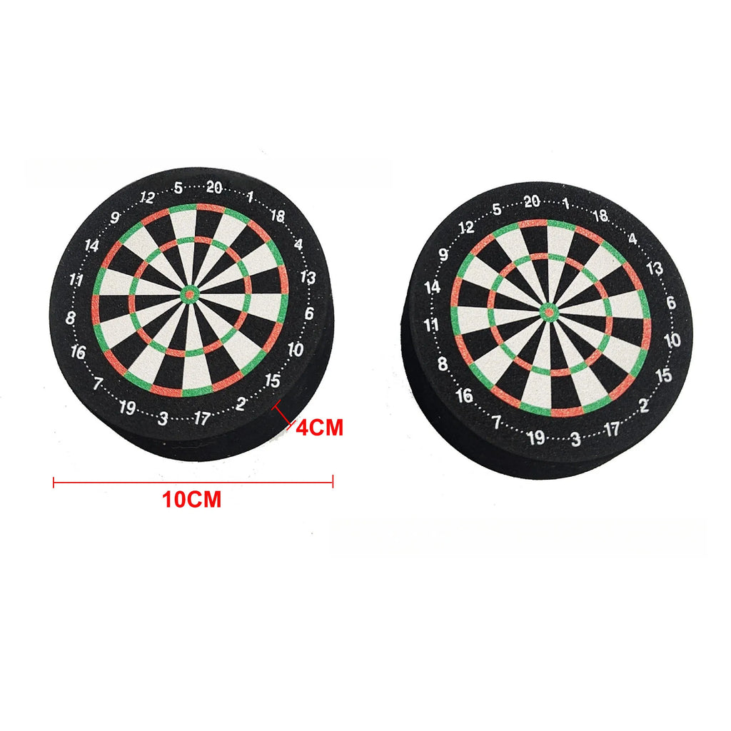 10cm Mini Dart Dock - EVA Schaumstoff Dart Halter & Basisstation mit doppelseitigem Dartboard-Design, weicher Standfuß für Heim- & Partyspiele