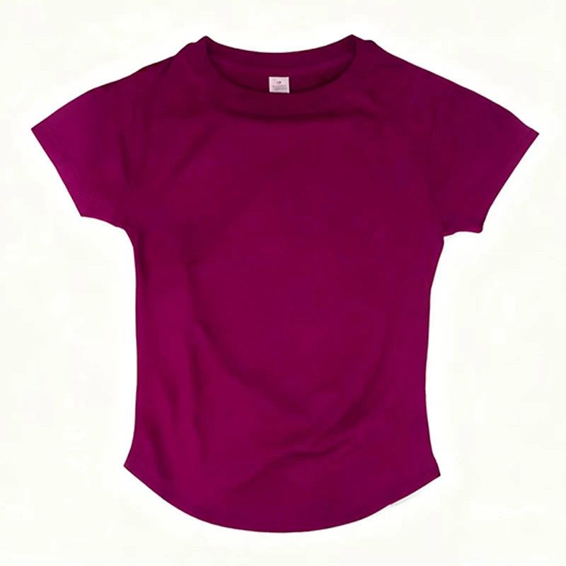 Kurzarm Gym-Top Damen Kleidung Yoga-Top Nahtloses Sportshirt Leichtes Fitness-Workout-Shirt Sport-Tops Active Wear Femme