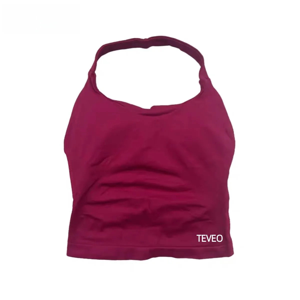 2025 TEVEO Neuer hochfester, elastischer BH, vollständig Neckholder, rückenfrei, Yoga